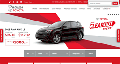 Desktop Screenshot of precisiontoyota.ca
